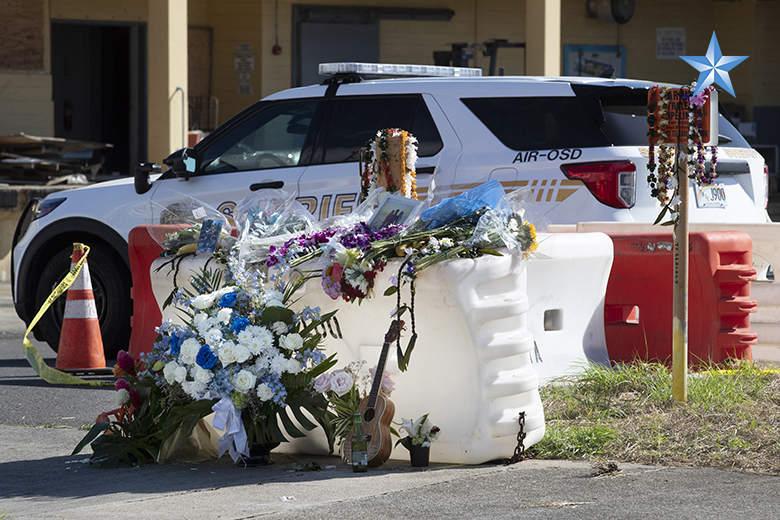 Makeshift memorial appears near site of fatal Kamaka Air crash