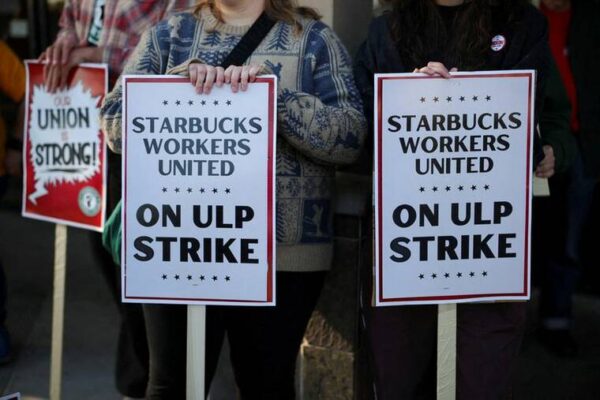 Starbucks workers expand strike in U.S. cities, including New York