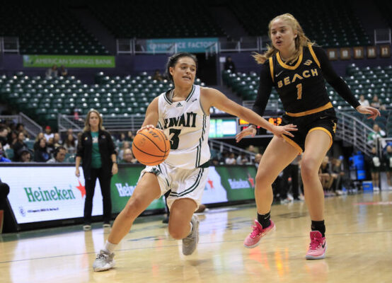 Long Beach State defeats Hawaii women’s basketball team in OT